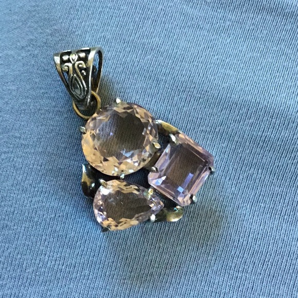 Amethyst Sterling Silver Pendant - Picture 3 of 3